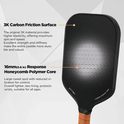3K Graphite Carbon Fiber Pickleball Paddles Pickle Ball Racket Racquet V563-LX115734