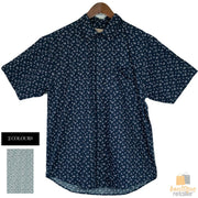 Mens MARINE ANCHOR SHIRT 100% COTTON Surf Party Short Sleeve Vintage S-6XL - White - 3XL V563-MARINESHT-WHT-3XL
