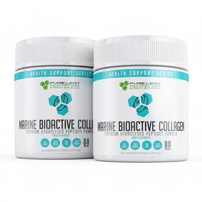 160 Servings Marine Collagen Bioactive Peptides Powder Beauty Glow for Skin Nails V563-MARINE_COLLAGEN-2PCS