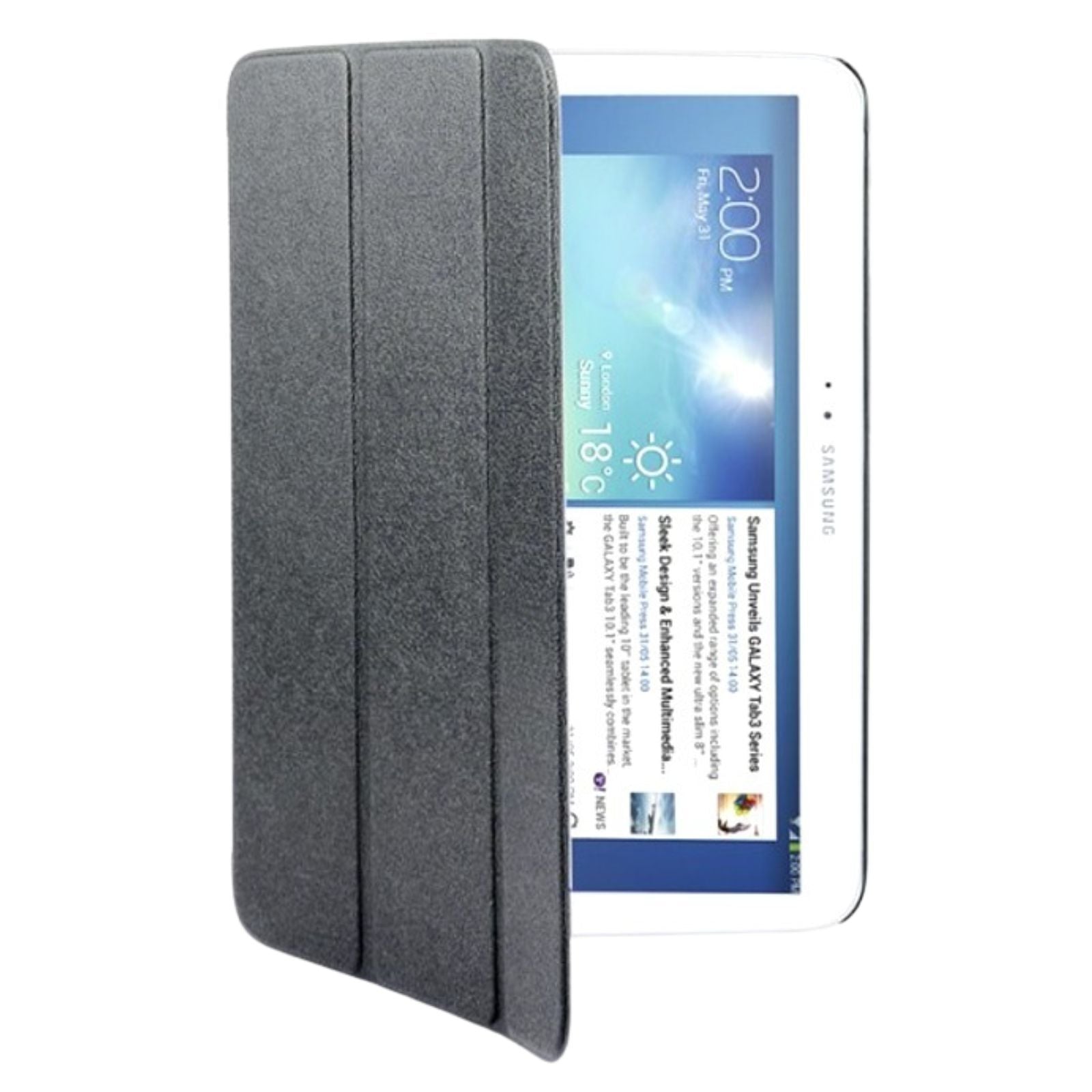 mbeat Samsung Galaxy Tab 3 10 inch Ultra Slim Triple Fold Case Cover - Black V563-MB-CAS-T310-BLK