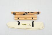 Folding Camping Table Bamboo Roll Up Portable Outdoor Picnic BBQ Desk Beach V563-MD-020MN