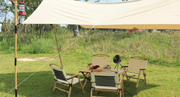 Folding Camping Table Bamboo Roll Up Portable Outdoor Picnic BBQ Desk Beach V563-MD-020MN
