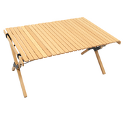 3 Chairs & 1 Table Set Bamboo Camping Folding Portable Outdoor Picnic Travel BBQ V563-MD-020MN_019M-NW__SET3