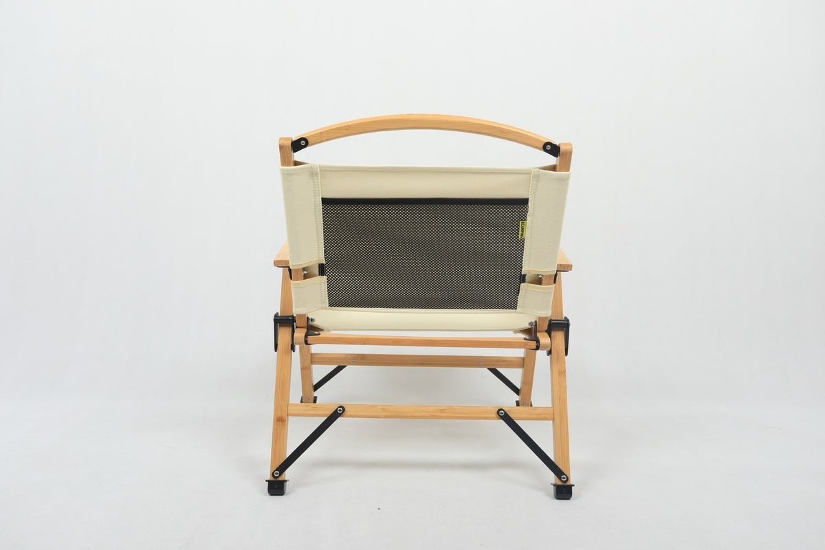 4 Chairs & 1 Table Set Bamboo Camping Folding Portable Outdoor Picnic Travel BBQ V563-MD-020MN_019M-NW__SET4