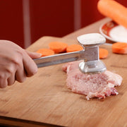 25cm Hammer Meat Tenderiser Chicken Steak Mallet Beef Handle V563-MEAT-TENDERISER_STEEL