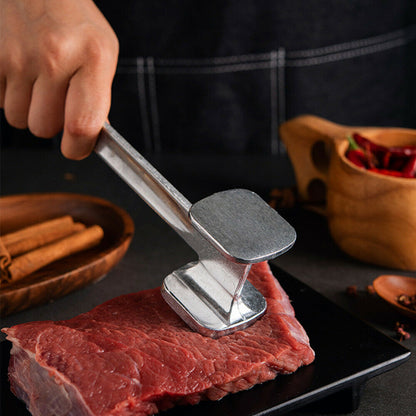 25cm Hammer Meat Tenderiser Chicken Steak Mallet Beef Handle V563-MEAT-TENDERISER_STEEL