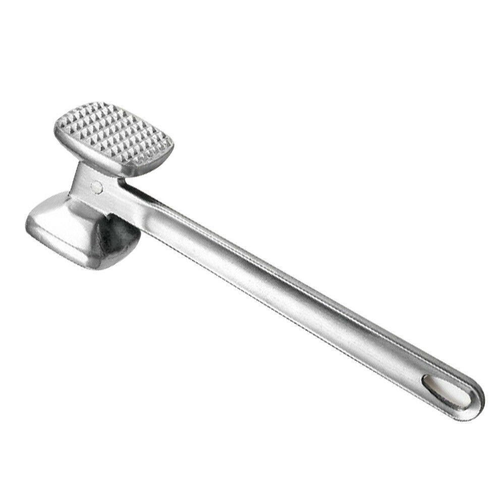 25cm Hammer Meat Tenderiser Chicken Steak Mallet Beef Handle V563-MEAT-TENDERISER_STEEL