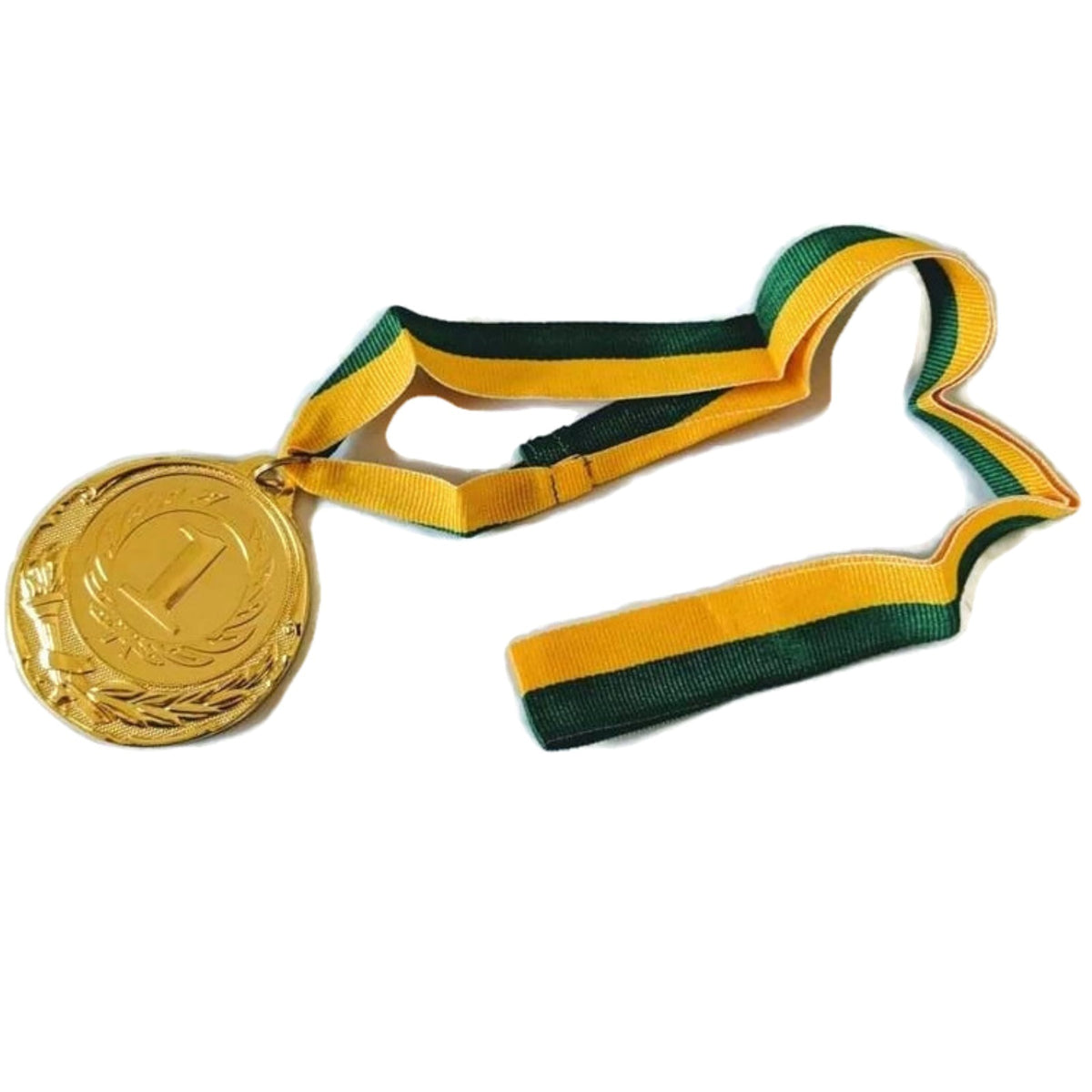 1st Gold Medal Winner + Air Horn Party Set School Sports Day Olympics Ribbon V563-MEDALHORNPARTYSET