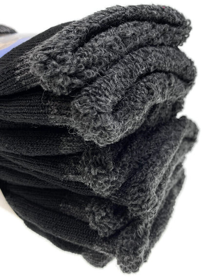 6 Pairs Heavy Duty Merino Wool Work Socks Extra Thick Cushion (Size 11-14) V563-MERINOSOCKS-11_14-2PK