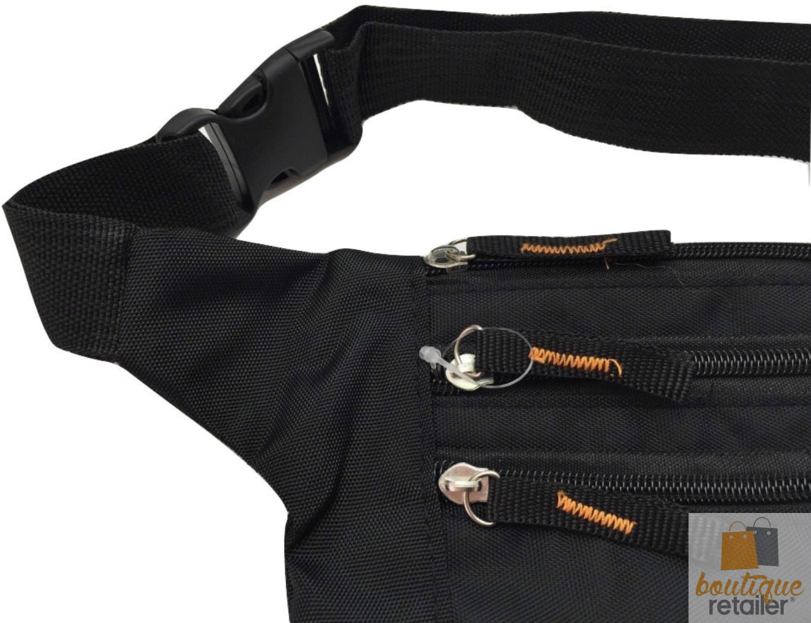 Travel Money Belt Passport Wallet Pouch Card Waist Credit Card Holder Bum Bag V563-MM-707