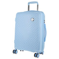 Pierre Cardin Inspired Milleni Cabin Luggage Bag Travel Carry On Suitcase 54cm (39L) - Blue V563-MONACO-CABIN-BLUE