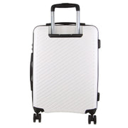 Pierre Cardin Inspired Milleni Cabin Luggage Bag Travel Carry On Suitcase 54cm (39L) - White V563-MONACO-CABIN-WHITE