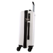 Pierre Cardin Inspired Milleni Cabin Luggage Bag Travel Carry On Suitcase 54cm (39L) - White V563-MONACO-CABIN-WHITE