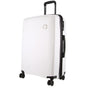 Pierre Cardin Inspired Milleni Checked Luggage Bag Travel Carry On Suitcase 65cm (82.5L) - White V563-MONACO-MEDIUM-WHITE