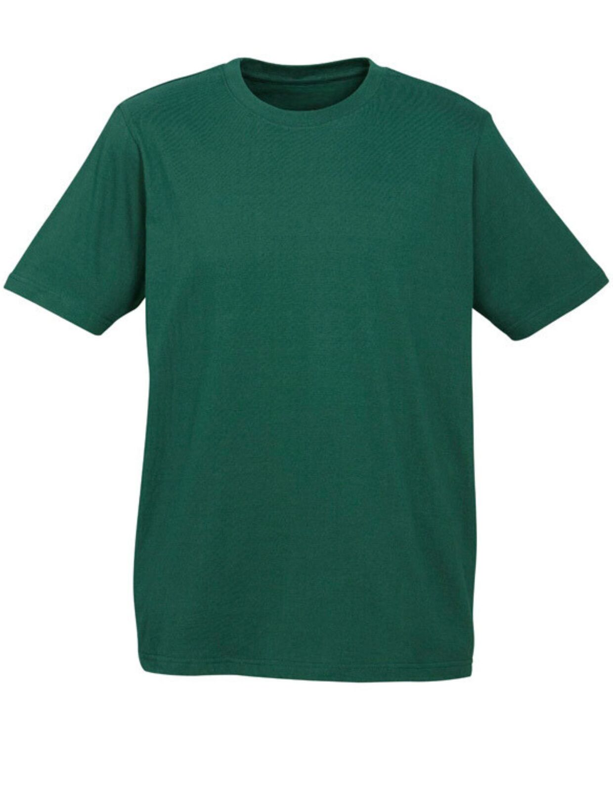 Plain T-Shirt 100% COTTON Basic Blank Tee Mens Ladies Casual BULK Adults - Bottle Green - S V563-MPLAINT-BTLGREEN-S