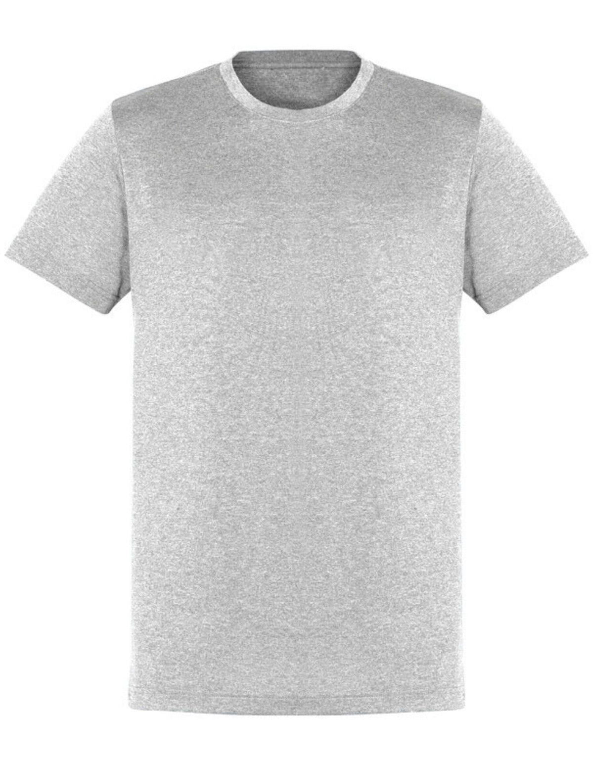 Plain T-Shirt 100% COTTON Basic Blank Tee Mens Ladies Casual BULK Adults - Grey Marle - XL V563-MPLAINT-GRYMRLE-XL
