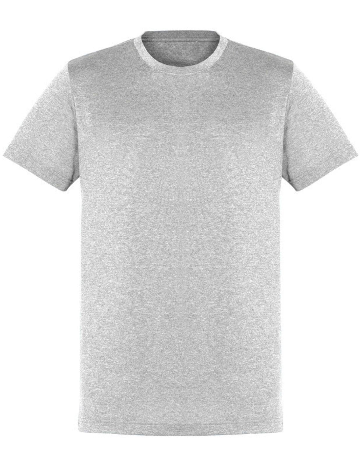 Plain T-Shirt 100% COTTON Basic Blank Tee Mens Ladies Casual BULK Adults - Grey Marle - XL V563-MPLAINT-GRYMRLE-XL