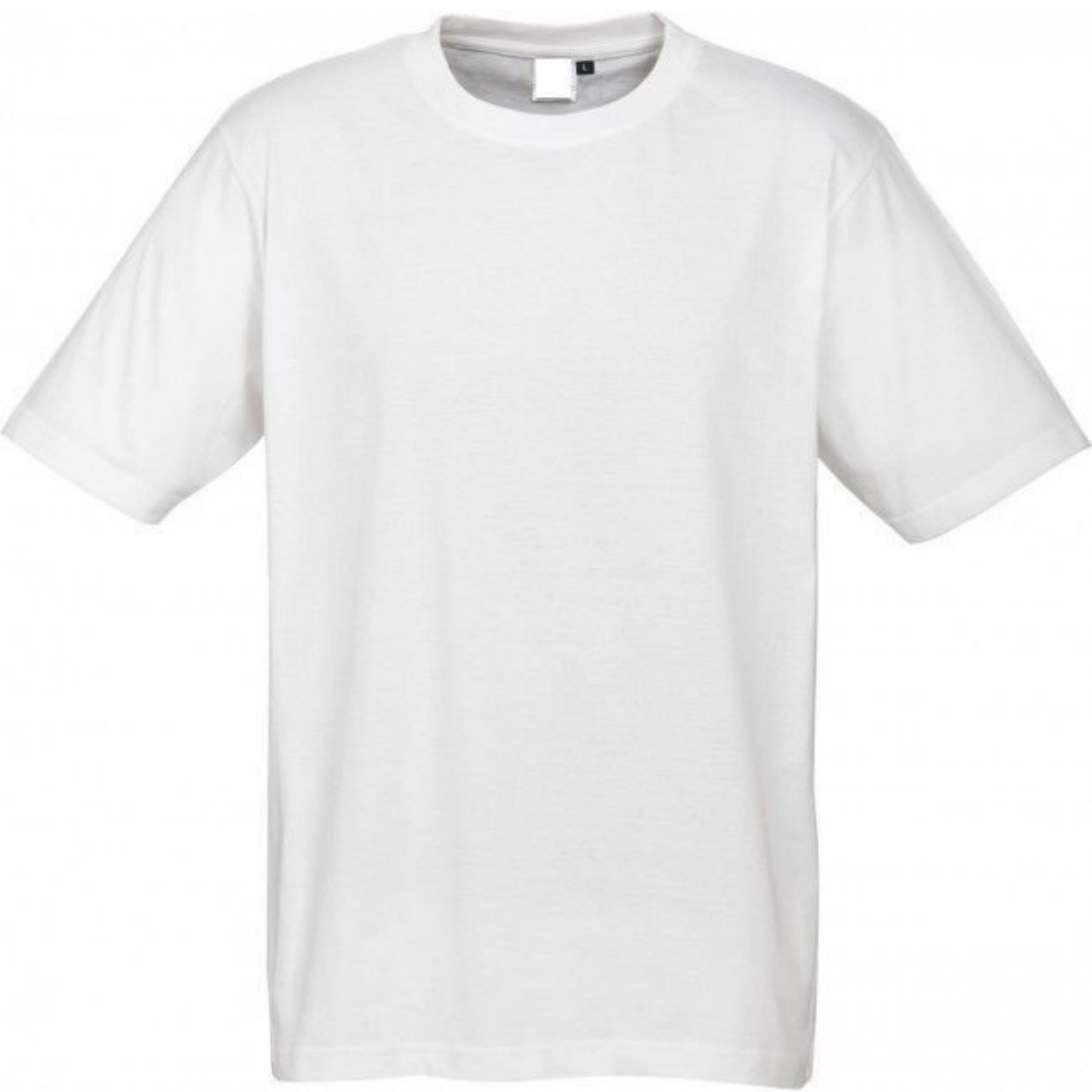Plain T-Shirt 100% COTTON Basic Blank Tee Mens Ladies Casual BULK Adults - White - XXL V563-MPLAINT-WHT-XXL