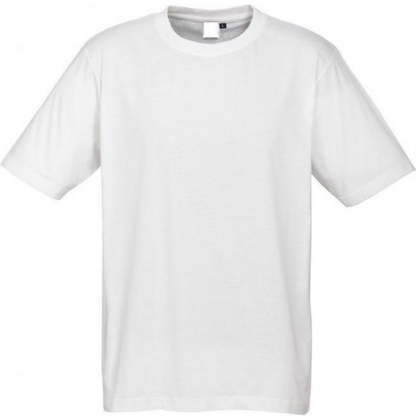 Plain T-Shirt 100% COTTON Basic Blank Tee Mens Ladies Casual BULK Adults - White - XXL V563-MPLAINT-WHT-XXL