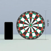 12" Dartboard Dart Board with Steel Darts Professional Competition Party Game V563-MS2030