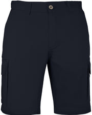 Mens Cargo Shorts 100% Cotton Casual Work Wear Half Pants Summer Army Military - Black - 36 (92cm) V563-MS84-BLK-36_92