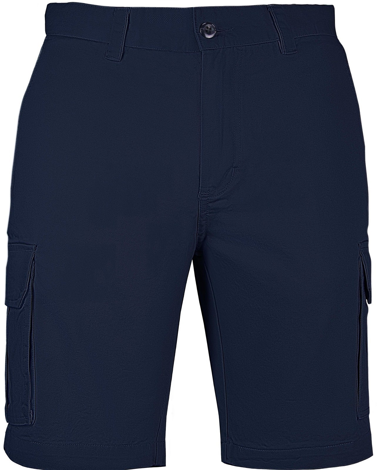 Mens Cargo Shorts 100% Cotton Casual Work Wear Half Pants Summer Army Military - Navy - 32 (82cm) V563-MS84-NVY-32_82
