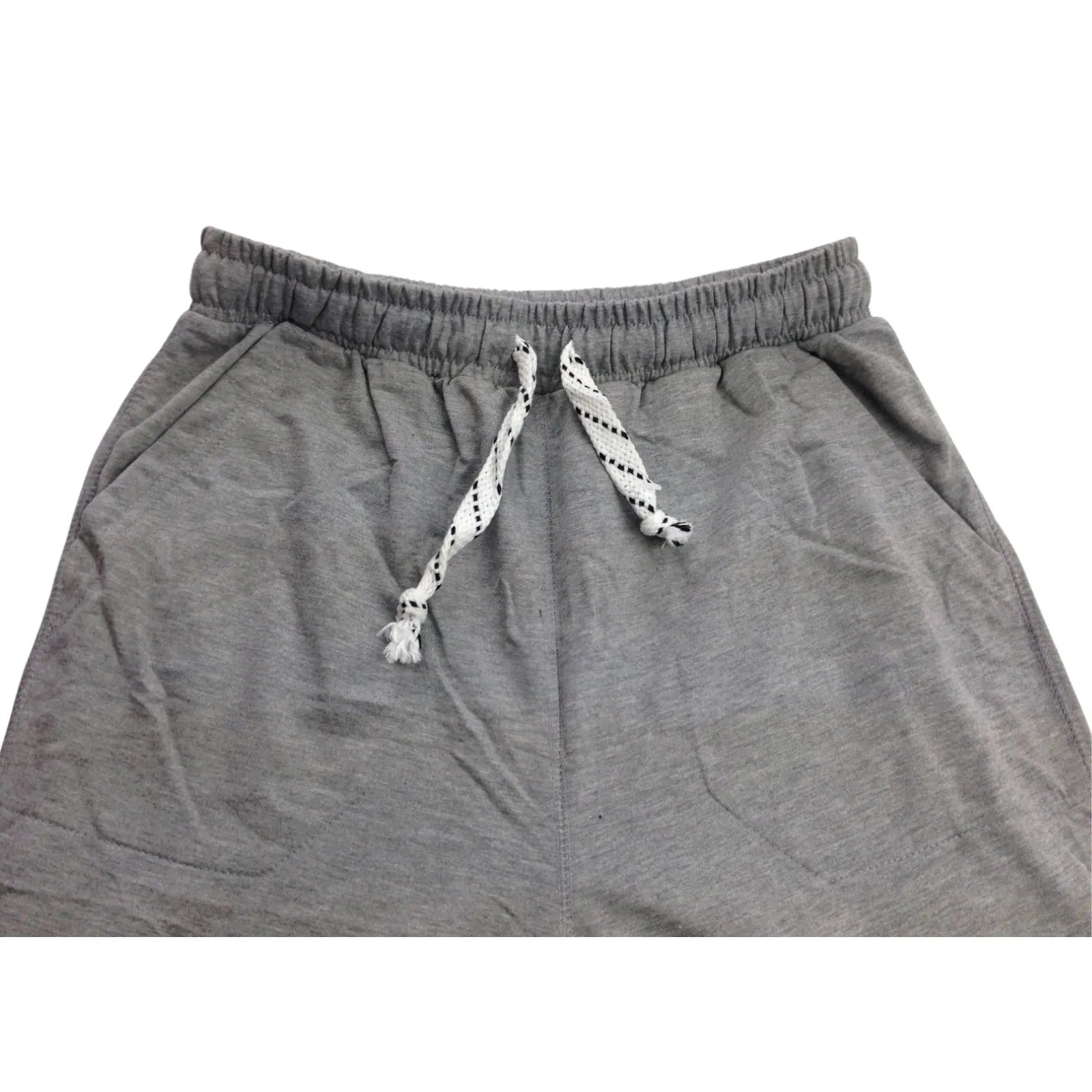 Mens Skinny Track Pants Slim Fit Joggers Gym Cuffed Sports Trousers - Grey - XL