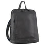 Milleni Ladies Nappa Leather Bag Twin Zip Backpack w/ Zipped Pocket - Teal V563-NL3546-TEAL