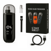 Handheld Portable Nose Hair Trimmer Rechargeable USB-C Clipper Shaver in Black V563-NOSETRIMMER_BLACK