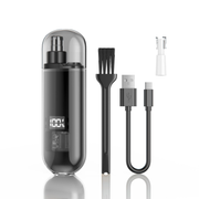 Handheld Portable Nose Hair Trimmer Rechargeable USB-C Clipper Shaver in Black V563-NOSETRIMMER_BLACK