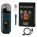 Handheld Portable Nose Hair Trimmer Rechargeable USB-C Clipper Shaver in Blue/Teal V563-NOSETRIMMER_BLUE