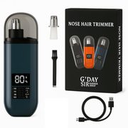 Handheld Portable Nose Hair Trimmer Rechargeable USB-C Clipper Shaver in Blue/Teal V563-NOSETRIMMER_BLUE
