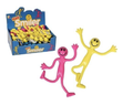 3x Bendy Smiley Man - Assorted V563-NV152-3PCS
