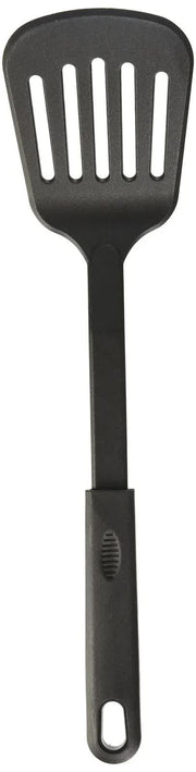 6x 32cm Nylon Slotted Non-Stick Spatula Cooking Tool Utensil in Black V563-NYLON_SPATULA-6PCS