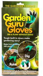 Garden Guru Waterproof and Puncture Resistant Gloves w Claws Digging V563-OU0085