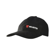 Wurth Baseball Cap Hat 100% Cotton - Black V563-OWTE1150109611