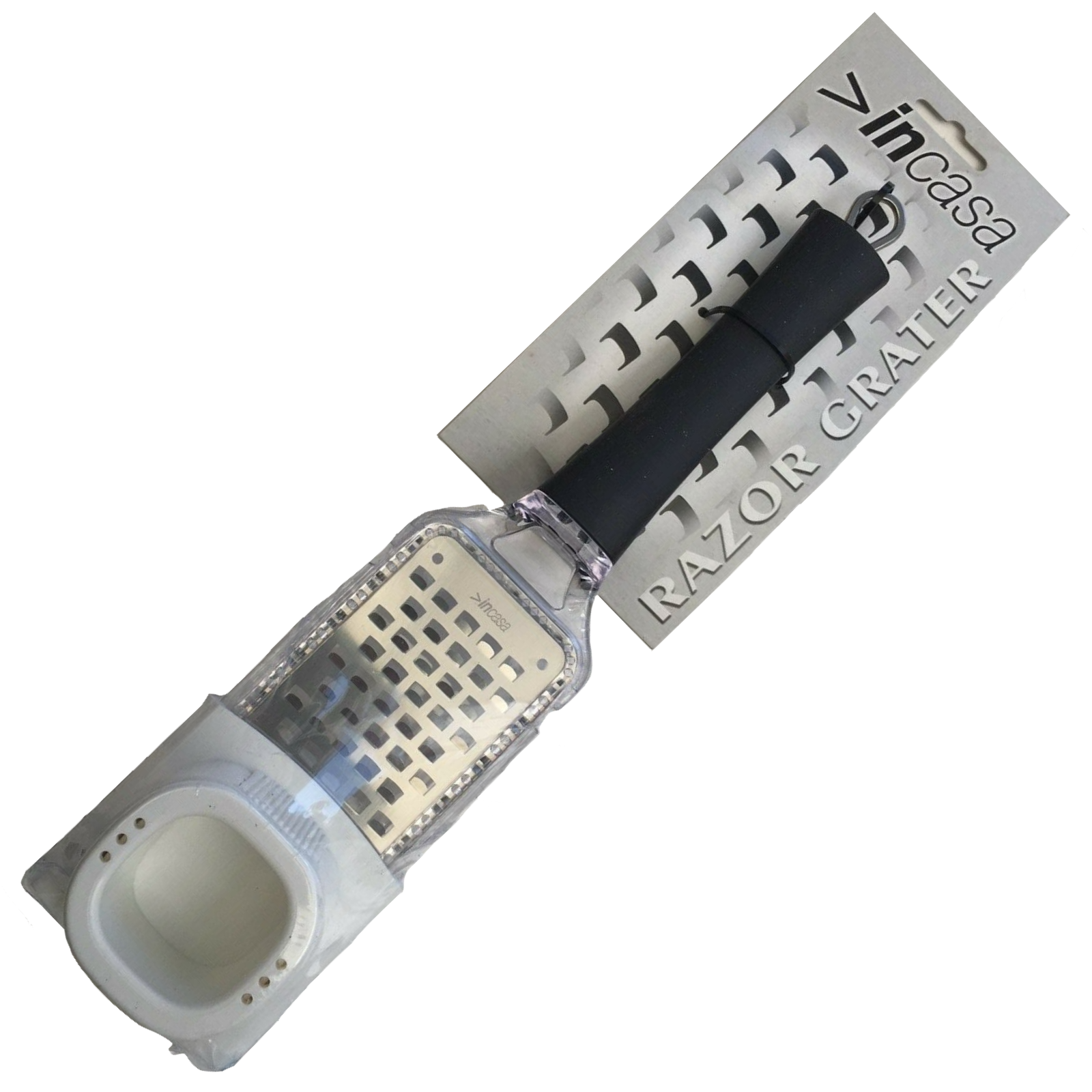 incasa Multi-Purpose Vegetable Slicer Stainless Steel Grater Shredder Cutter Razor V563-P-4095-61