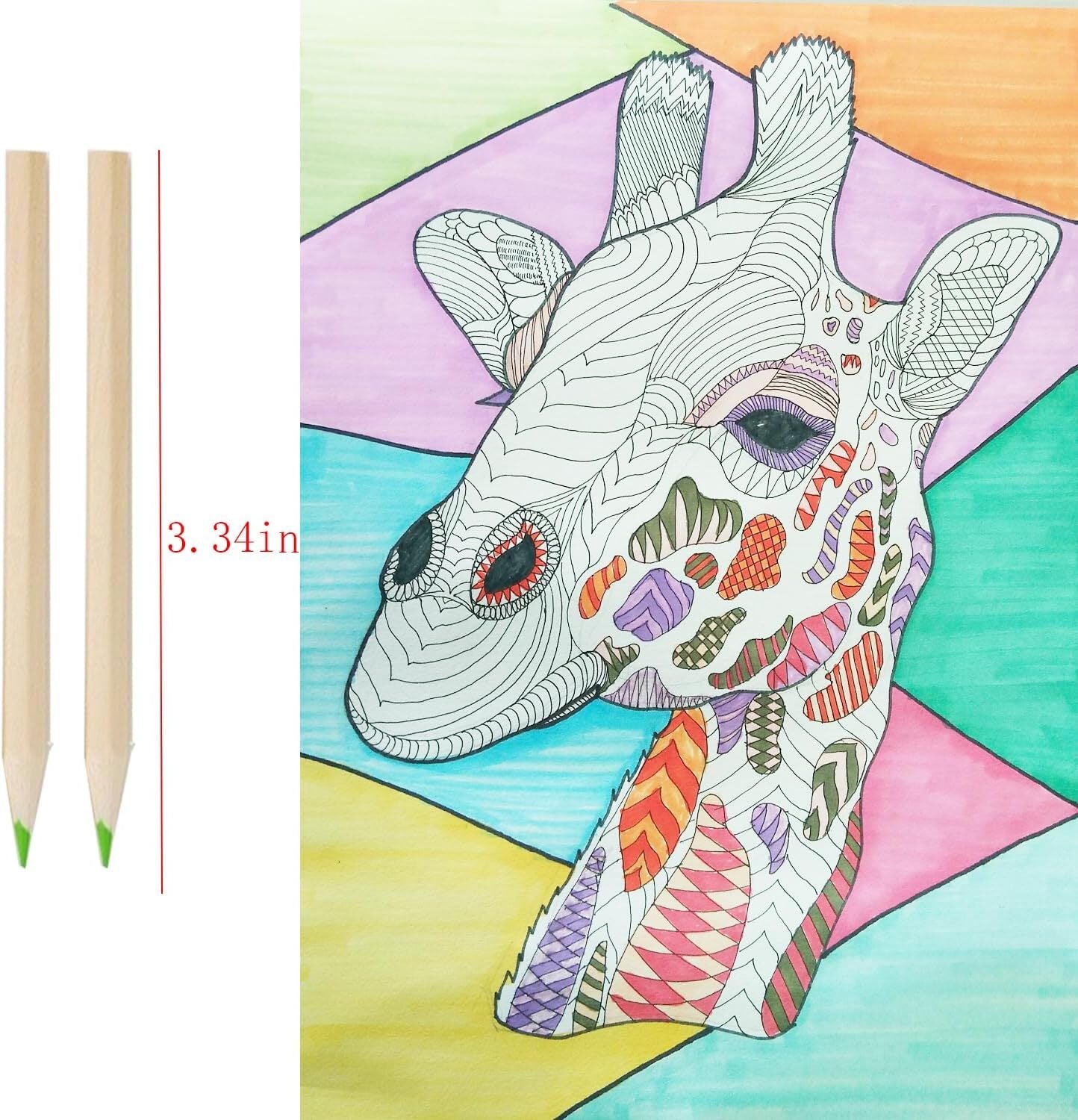 18pcs Mini Colour Pencils Junior Artist Coloured Pencils Kids Drawing Pencil V563-P403-1PK