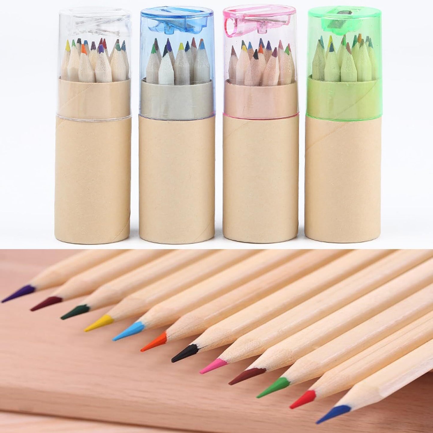 18pcs Mini Colour Pencils Junior Artist Coloured Pencils Kids Drawing Pencil V563-P403-1PK