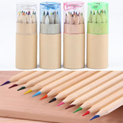 18pcs Mini Colour Pencils Junior Artist Coloured Pencils Kids Drawing Pencil V563-P403-1PK