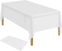 Table Cloth Cover Reusable & Washable Xmas Party 137cm x 274cm (54"x108") in White V563-PA049-WHITE