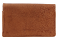 Pierre Cardin Ladies Womens Genuine Leather Bi-Fold RFID Purse Wallet - Cognac