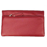 Pierre Cardin Ladies Womens Genuine Leather Bi-Fold RFID Purse Wallet - Red V563-PC-10842-RED