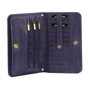 Pierre Cardin Ladies Womens Clutch Leather Wallet Purse RFID Protected - Purple V563-PC-1184-PURPLE