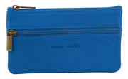Pierre Cardin Ladies Womens Genuine Leather RFID Coin Purse Wallet - Aqua V563-PC-1349-AQUA