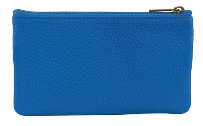 Pierre Cardin Ladies Womens Genuine Leather RFID Coin Purse Wallet - Aqua V563-PC-1349-AQUA