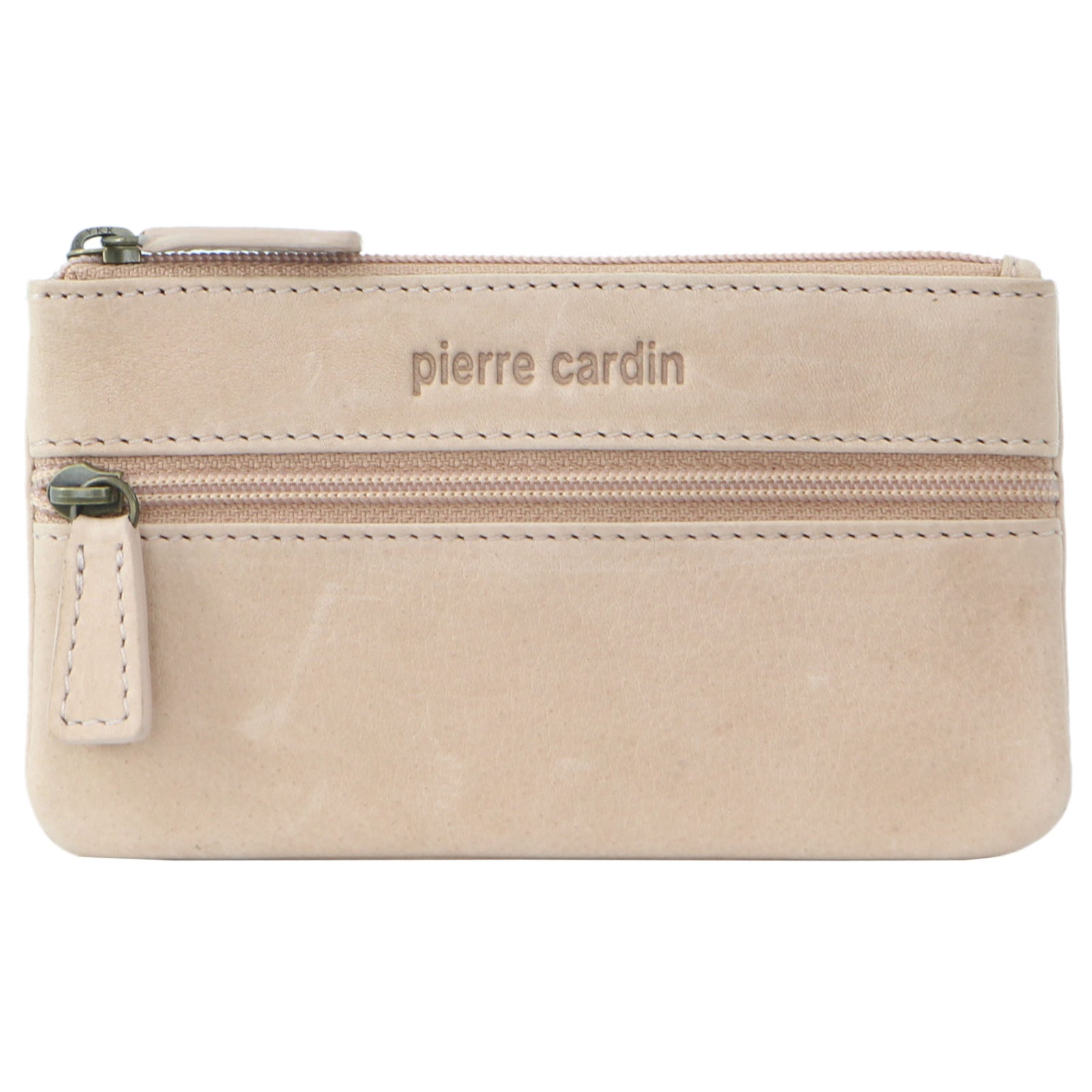 Pierre Cardin Ladies Womens Genuine Leather RFID Coin Purse Wallet - Pink V563-PC-1349-PINK
