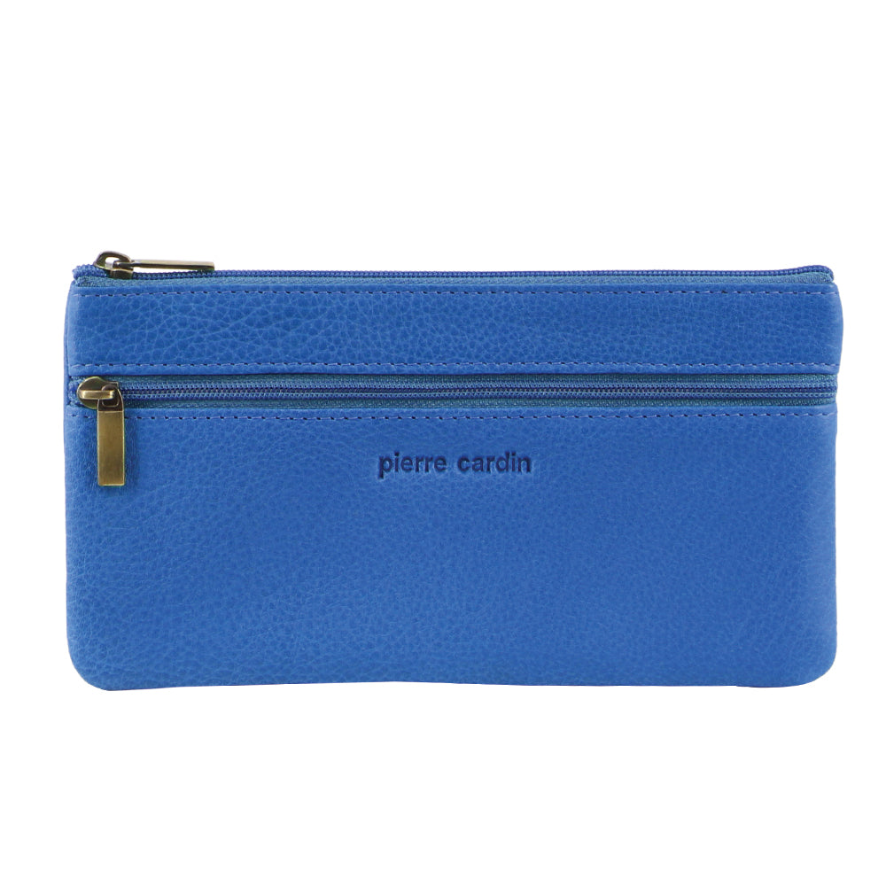 Pierre Cardin Ladies Womens Genuine Soft Leather Wallet Case Purse - Aqua V563-PC-1488-AQUA