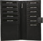 Pierre Cardin Leather Passport Holder Travel Wallet w/ RFID Protection - Black V563-PC-1886-BLK