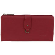 Pierre Cardin Womens RFID Italian Leather Wallet Purse Credit Card Holder - Red V563-PC-1887-RED